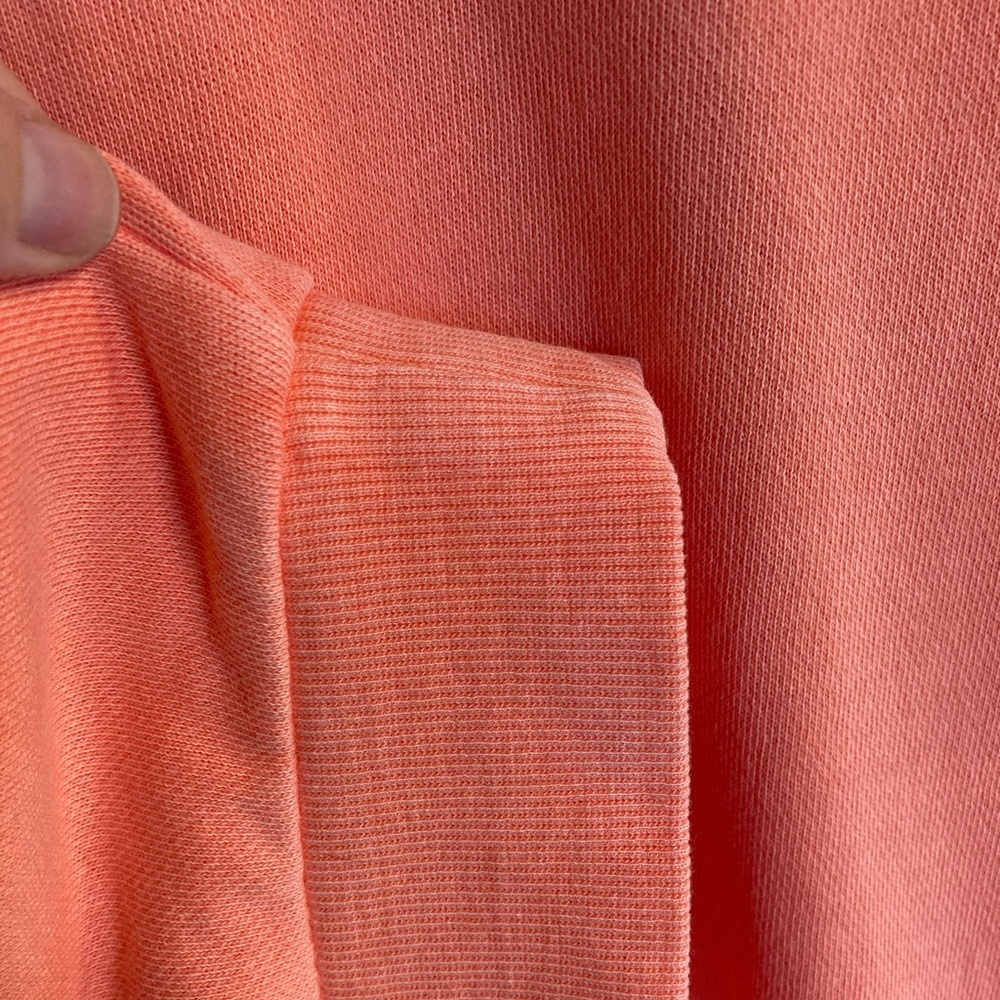 Universal Thread Short Sleeve Sweatshirt Distressed Coloring Orange | XS - Picture 4 of 6